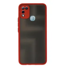 İnfinix Hot 10 Play Kılıf Montreal Silikon Kapak - Kırmızı