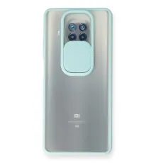 Xiaomi Mi 10T Lite Kılıf Palm Buzlu Kamera Sürgülü Silikon - Turkuaz