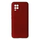 Xiaomi Mi 10 Lite Kılıf First Silikon - Bordo