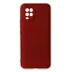 Xiaomi Mi 10 Lite Kılıf First Silikon - Bordo