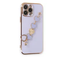 Apple iPhone 13 Pro Kılıf Esila Silikon - Lila
