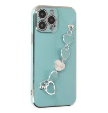 Apple iPhone 13 Pro Kılıf Esila Silikon - Su Yeşili