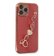Apple iPhone 13 Pro Max Kılıf Esila Silikon - Kırmızı