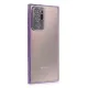 Samsung Galaxy Note 20 Ultra Kılıf Lensli Silikon - Mor