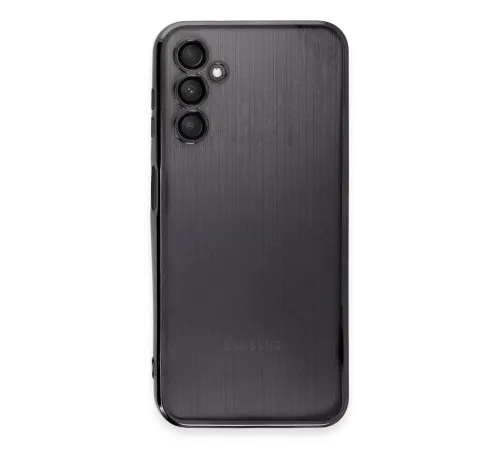 Samsung Galaxy A14 4G Kılıf Lensli Silikon - Siyah