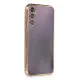 Samsung Galaxy A14 4G Kılıf Lensli Silikon - Gold
