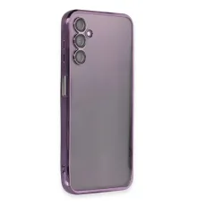 Samsung Galaxy A14 4G Kılıf Lensli Silikon - Mor