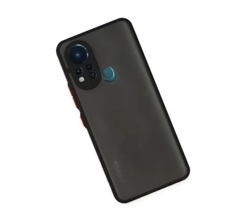 İnfinix Hot 11s Kılıf Montreal Silikon Kapak - Siyah