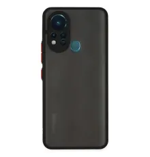 İnfinix Hot 11s Kılıf Montreal Silikon Kapak - Siyah