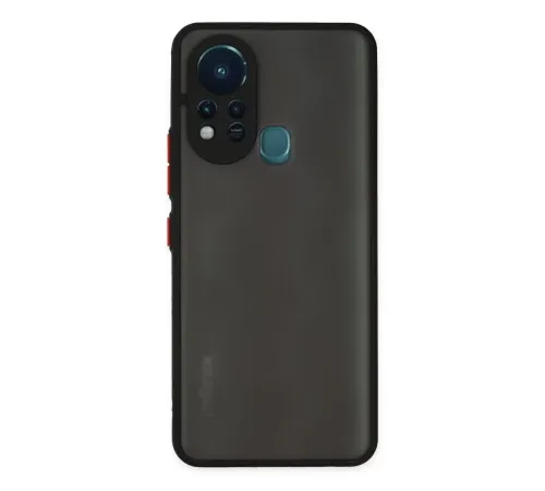 İnfinix Hot 11s Kılıf Montreal Silikon Kapak - Siyah