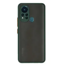 İnfinix Hot 11s Kılıf Montreal Silikon Kapak - Yeşil