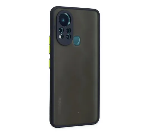 İnfinix Hot 11s Kılıf Montreal Silikon Kapak - Lacivert
