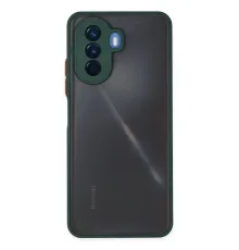 Huawei Nova Y70 Kılıf Montreal Silikon Kapak - Yeşil