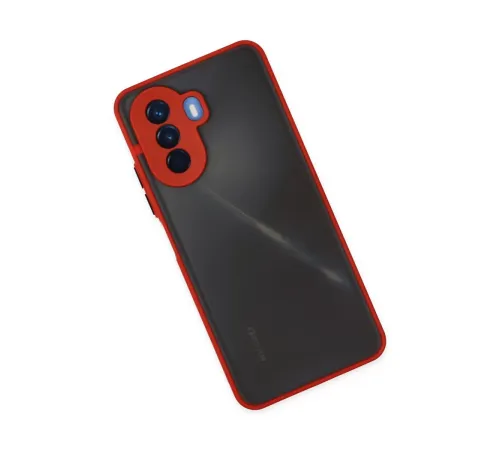 Huawei Nova Y70 Kılıf Montreal Silikon Kapak - Kırmızı