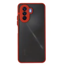 Huawei Nova Y70 Kılıf Montreal Silikon Kapak - Kırmızı