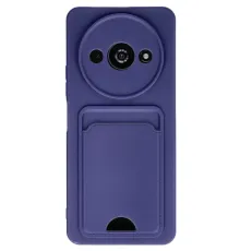 Xiaomi Redmi A3 4G Kılıf Kelvin Kartvizitli Silikon - Lacivert