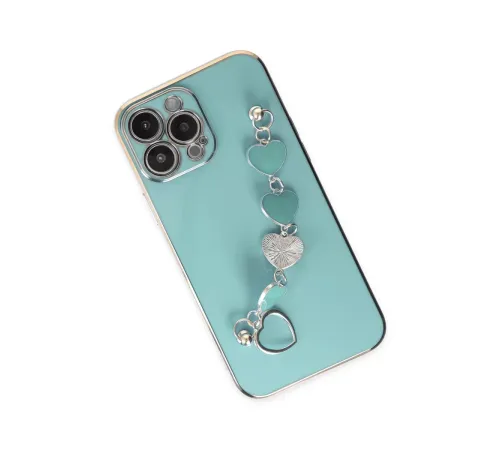 Apple iPhone 13 Pro Max Kılıf Esila Silikon - Su Yeşili
