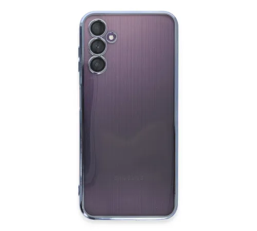 Samsung Galaxy A14 4G Kılıf Lensli Silikon - Açık Mavi