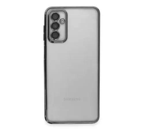Samsung Galaxy M23 Kılıf Lensli Silikon - Siyah