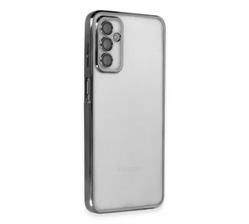 Samsung Galaxy M23 Kılıf Lensli Silikon - Siyah