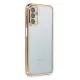 Samsung Galaxy M23 Kılıf Lensli Silikon - Gold