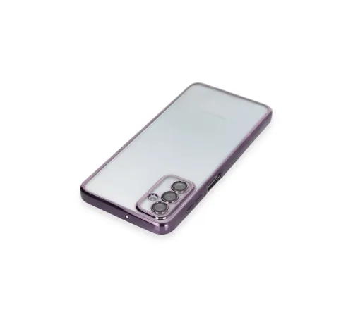 Samsung Galaxy M23 Kılıf Lensli Silikon - Mor