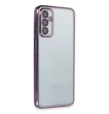 Samsung Galaxy M23 Kılıf Lensli Silikon - Mor