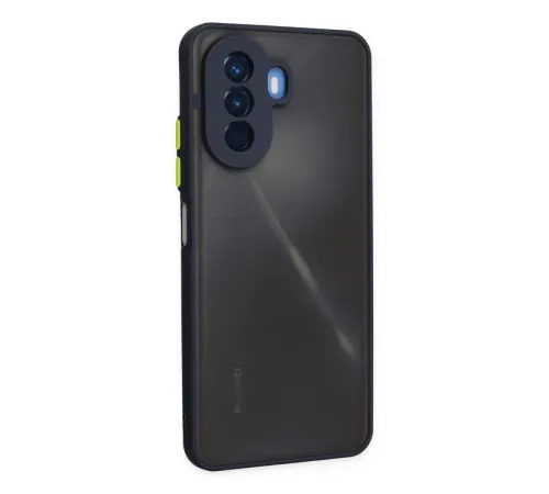 Huawei Nova Y70 Kılıf Montreal Silikon Kapak - Lacivert