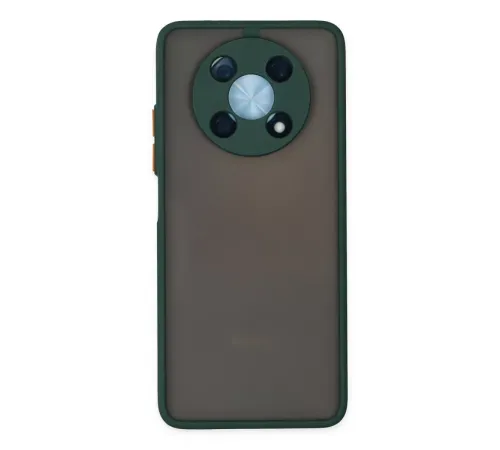 Huawei Nova Y90 Kılıf Montreal Silikon Kapak - Yeşil