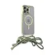 Apple iPhone 14 Pro Kılıf Divo Lazer Askılı Magsafe Kapak - Koyu Yeşil