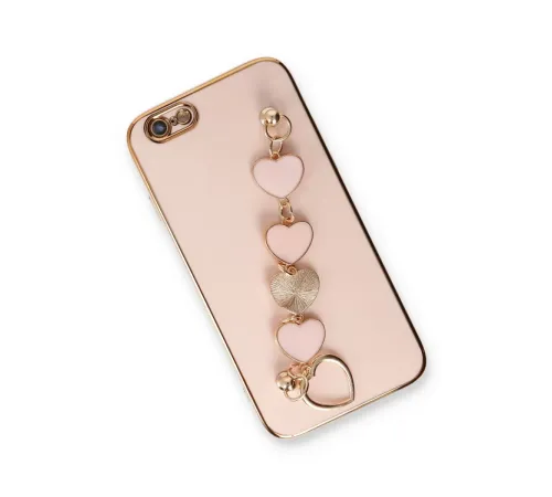 Apple iPhone 6 Kılıf Esila Silikon - Pudra