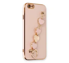 Apple iPhone 6 Kılıf Esila Silikon - Pudra