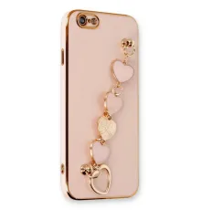 Apple iPhone 6 Kılıf Esila Silikon - Pudra