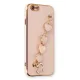 Apple iPhone 6 Kılıf Esila Silikon - Pudra