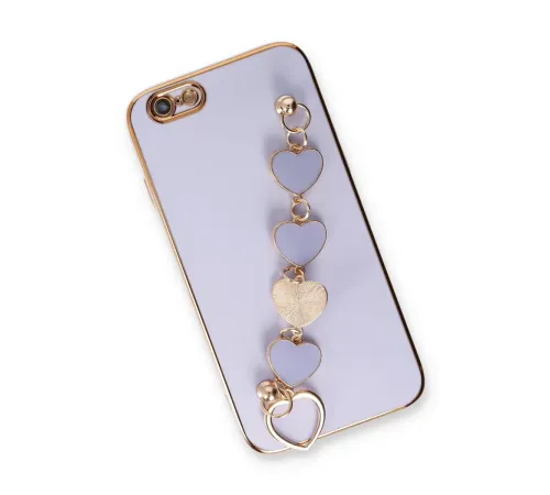Apple iPhone 6 Kılıf Esila Silikon - Lila
