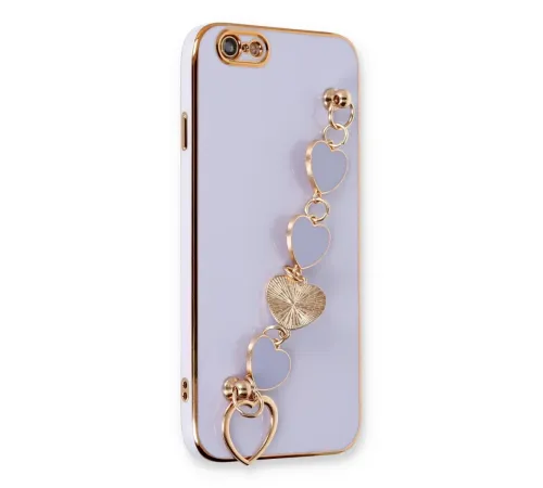 Apple iPhone 6 Kılıf Esila Silikon - Lila