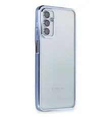 Samsung Galaxy M23 Kılıf Lensli Silikon - Açık Mavi