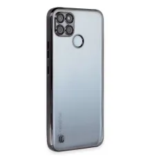 Realme C25Y Kılıf Lensli Silikon - Siyah