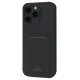 Apple iPhone 16 Pro Kılıf Kelvin Kartvizitli Silikon - Siyah