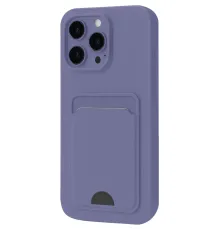 Apple iPhone 16 Pro Kılıf Kelvin Kartvizitli Silikon - Lila