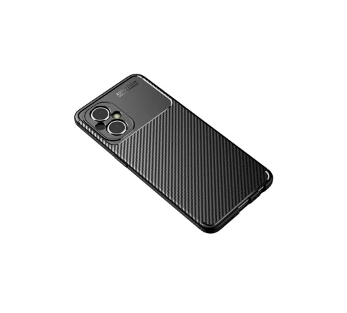 Xiaomi Poco M5 Kılıf Auto Focus Karbon Kapak - Siyah