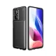 Xiaomi Poco M5 Kılıf Auto Focus Karbon Kapak - Siyah
