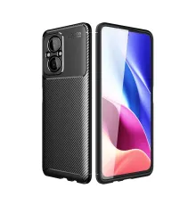 Xiaomi Poco M5 Kılıf Auto Focus Karbon Kapak - Siyah