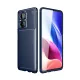 Xiaomi Poco M5 Kılıf Auto Focus Karbon Kapak - Lacivert