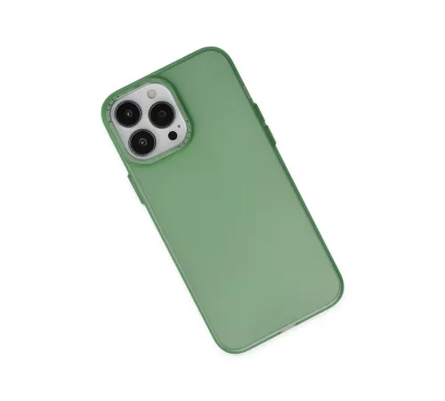 Apple iPhone 13 Pro Kılıf Modos Metal Kapak - Koyu Yeşil