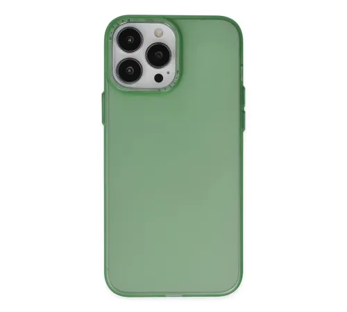 Apple iPhone 13 Pro Kılıf Modos Metal Kapak - Koyu Yeşil