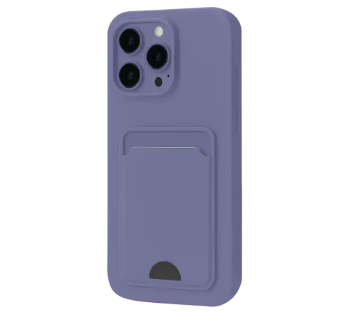 Apple iPhone 16 Pro Max Kılıf Kelvin Kartvizitli Silikon - Lila