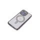 Apple iPhone 14 Pro Kılıf Joke Simli Magneticsafe Kılıf - Derin Mor