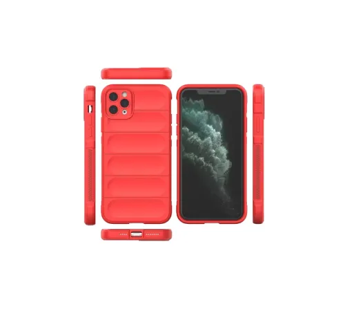 Apple iPhone 11 Pro Max Kılıf Optimum Silikon - Kırmızı