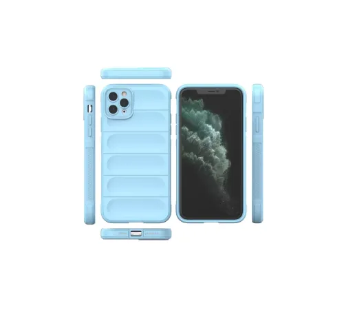 Apple iPhone 11 Pro Max Kılıf Optimum Silikon - Sky Blue
